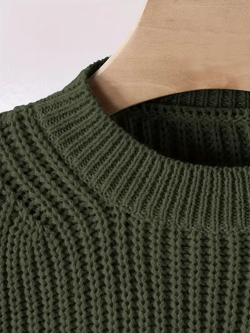 Fashionable Women's Cropped Sweater