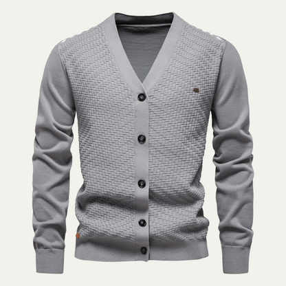 Men's Knit Cardigan Button Front Stylish