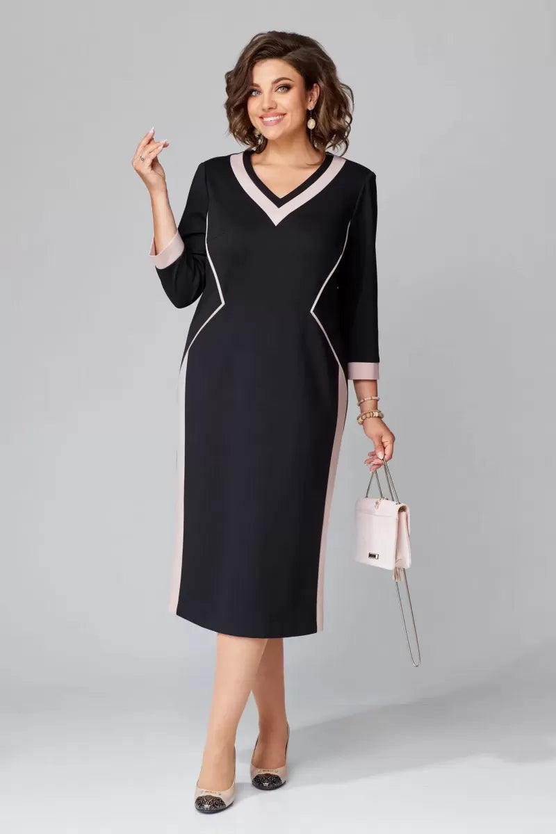 Elegant High Low Midi Dress