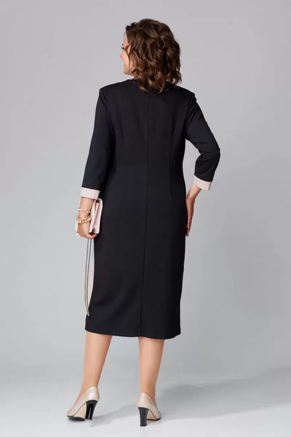 Elegant High Low Midi Dress