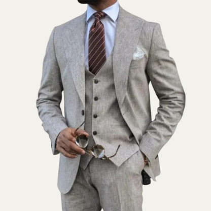 Men's 3 Piece Suit Blazer Waistcoat Trousers
