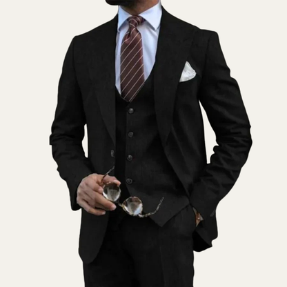 Men's 3 Piece Suit Blazer Waistcoat Trousers