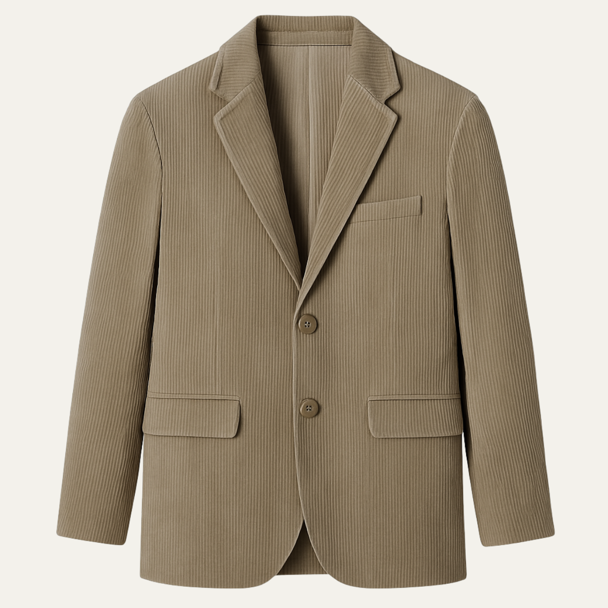 Men's Slim Fit Corduroy Blazer - VibreMode
