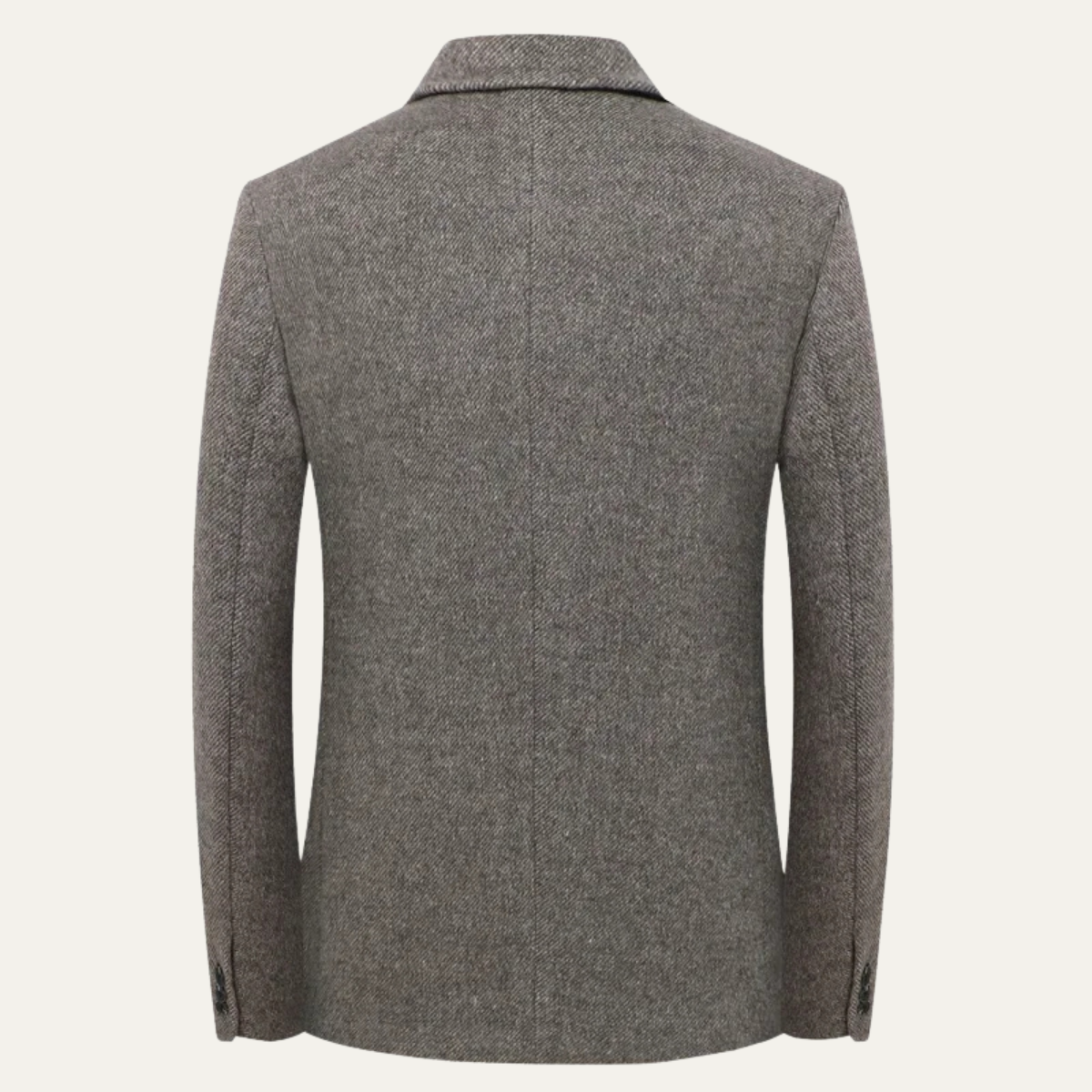 Men's Wool Blend Business Jacket Single Breasted