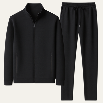 Men's Slim Fit Tracksuit Set Zip Up Jacket Joggers - VibreMode