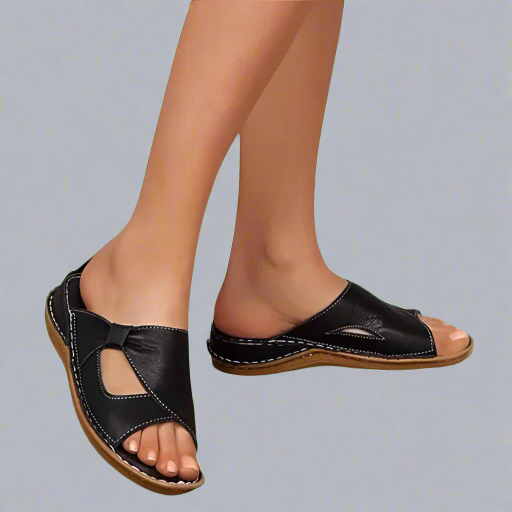 Comfortable Women's Contoured Summer Slide Sandals