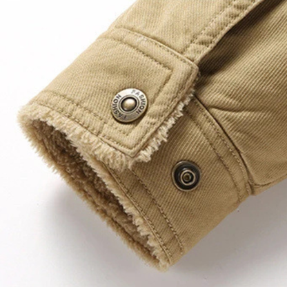 Men's Fleece Lined Sherpa Jacket Outdoor Waterproof