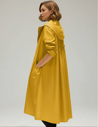 Lightweight Women's Spring Hooded Rain Coat