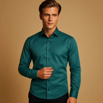 Men's Slim Fit Formal Dress Shirt