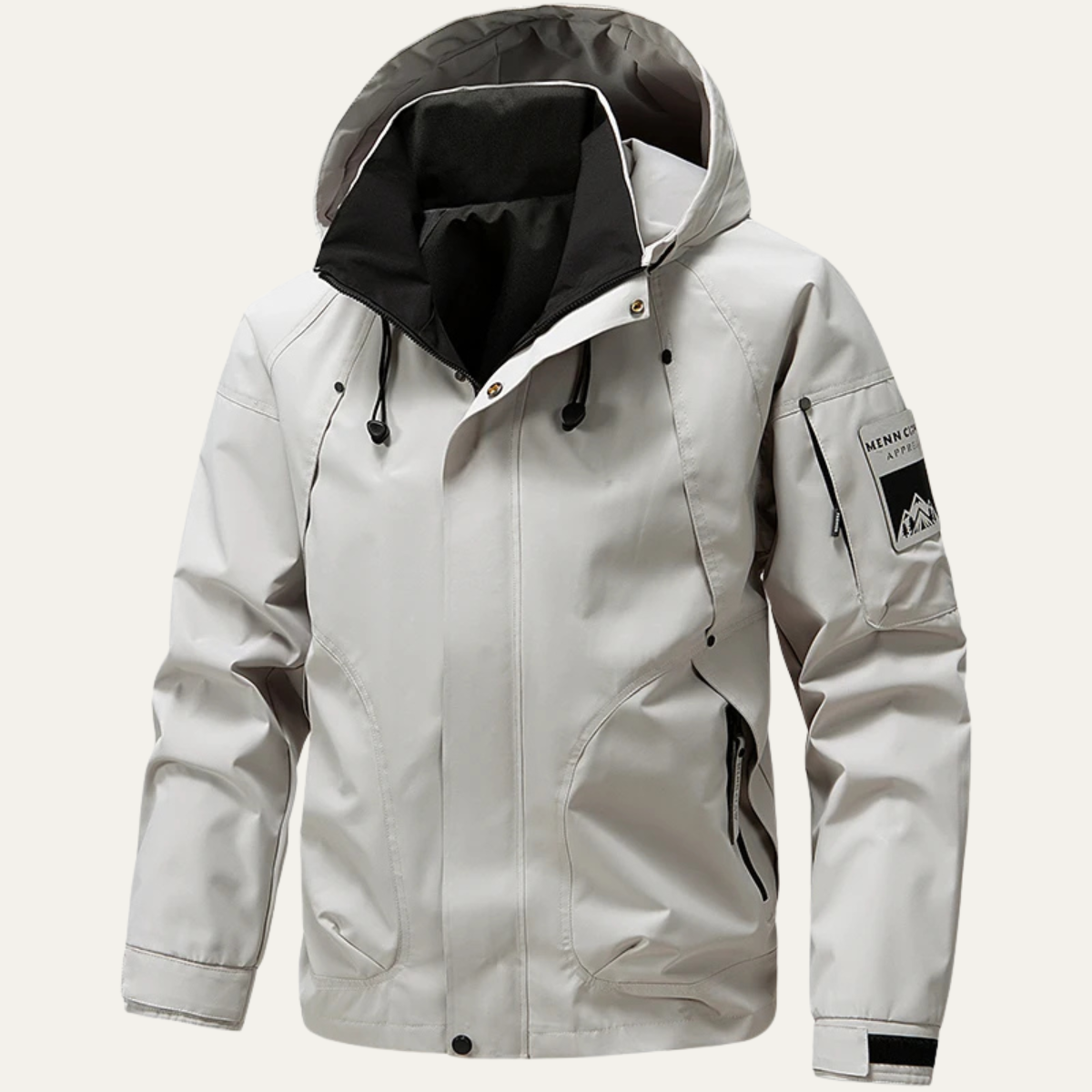 Waterproof Rain Jacket Windproof Hooded Outdoor Coat