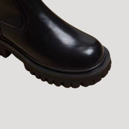 Comfortable Women's Ankle High Block Heel Boots
