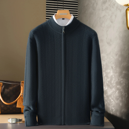 Men's Soft Wool Knit Cardigan