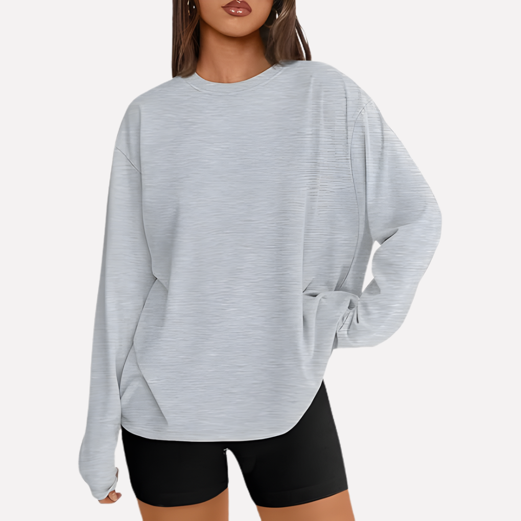 Women's Long Sleeve Oversized Shirt