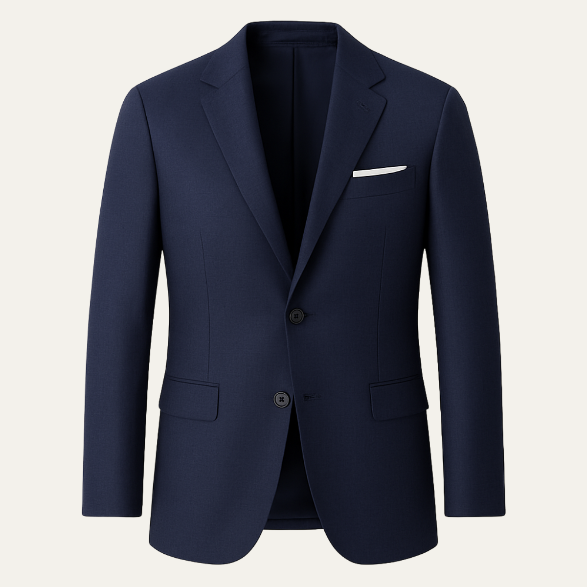 Men's Navy Blue Two Piece Blazer Suit Slim Fit