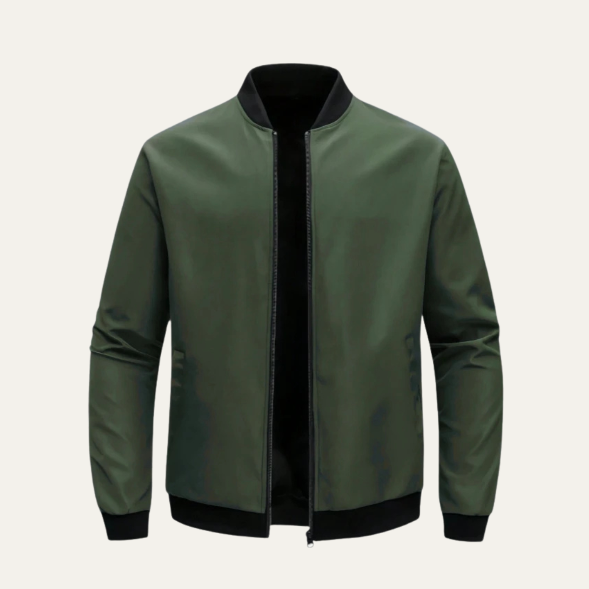 Men's Lightweight Zip-Up Bomber Jacket