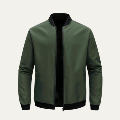 Men's Lightweight Zip-Up Bomber Jacket