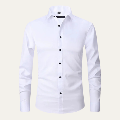 Men's Classic Dress Shirt Cotton Button Up