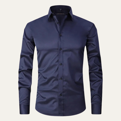 Men's Classic Dress Shirt Cotton Button Up - VibreMode