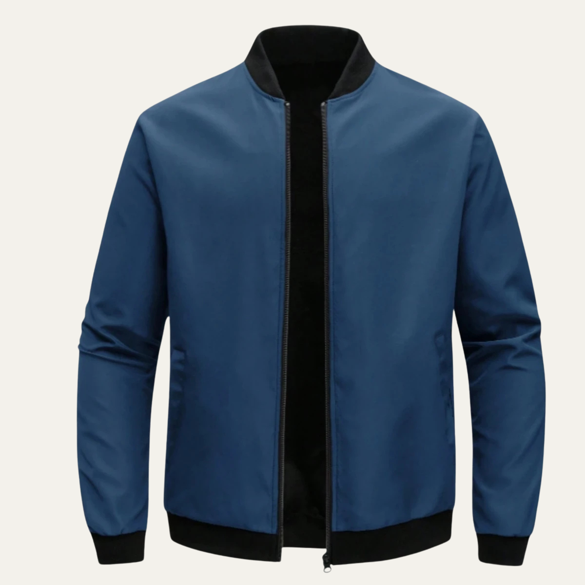 Men's Lightweight Zip-Up Bomber Jacket - VibreMode