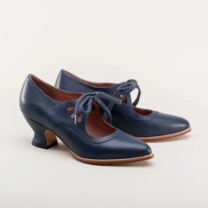 Women's Lace-Up Cut Out Heels