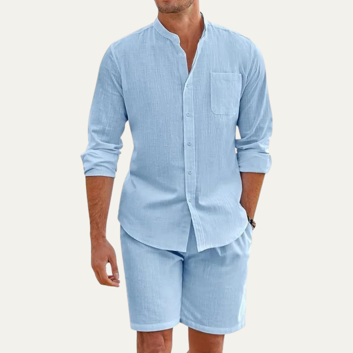 Men's Cotton Summer Set Lightweight 2 Piece