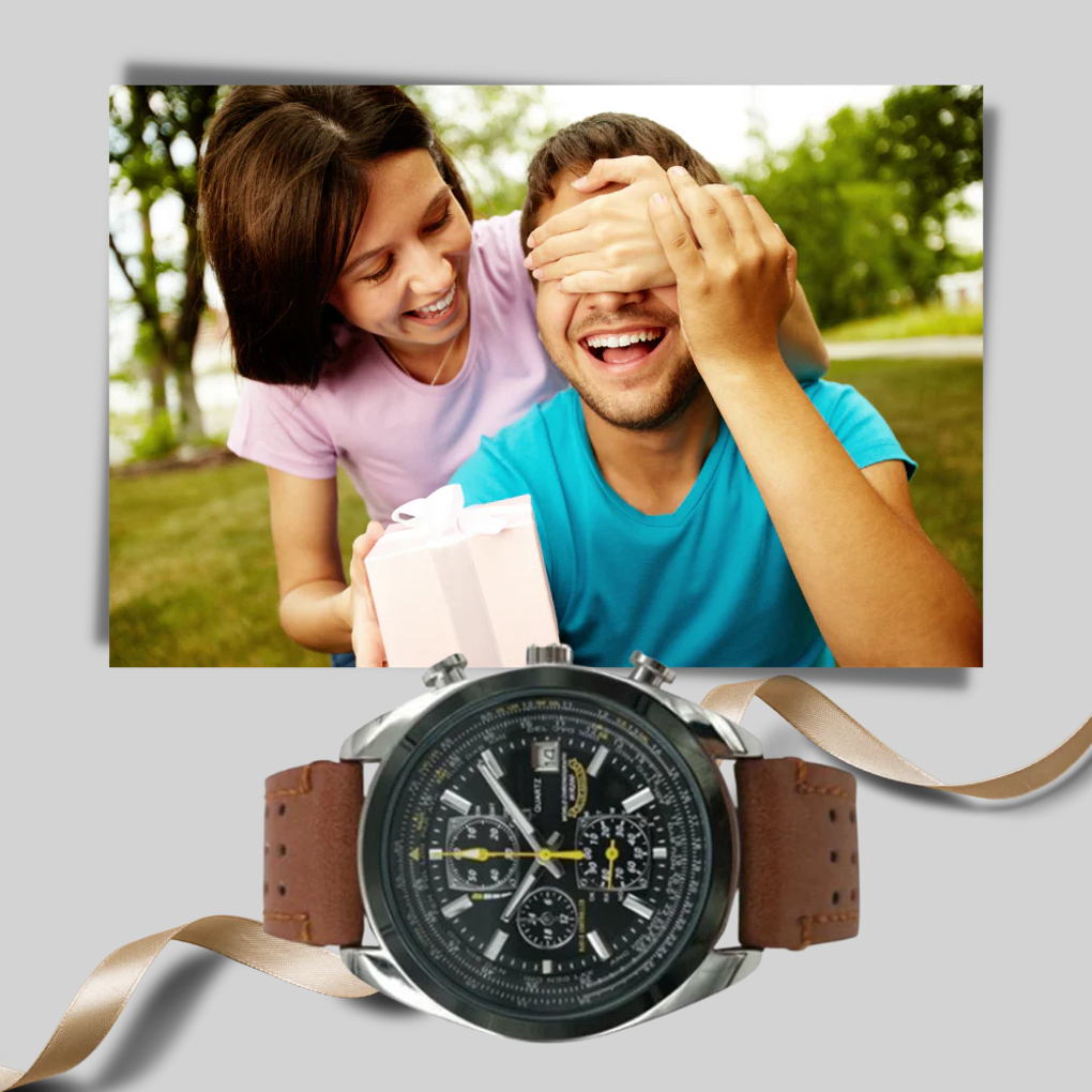 Men's Quartz Watch Water Resistant Sleek Design