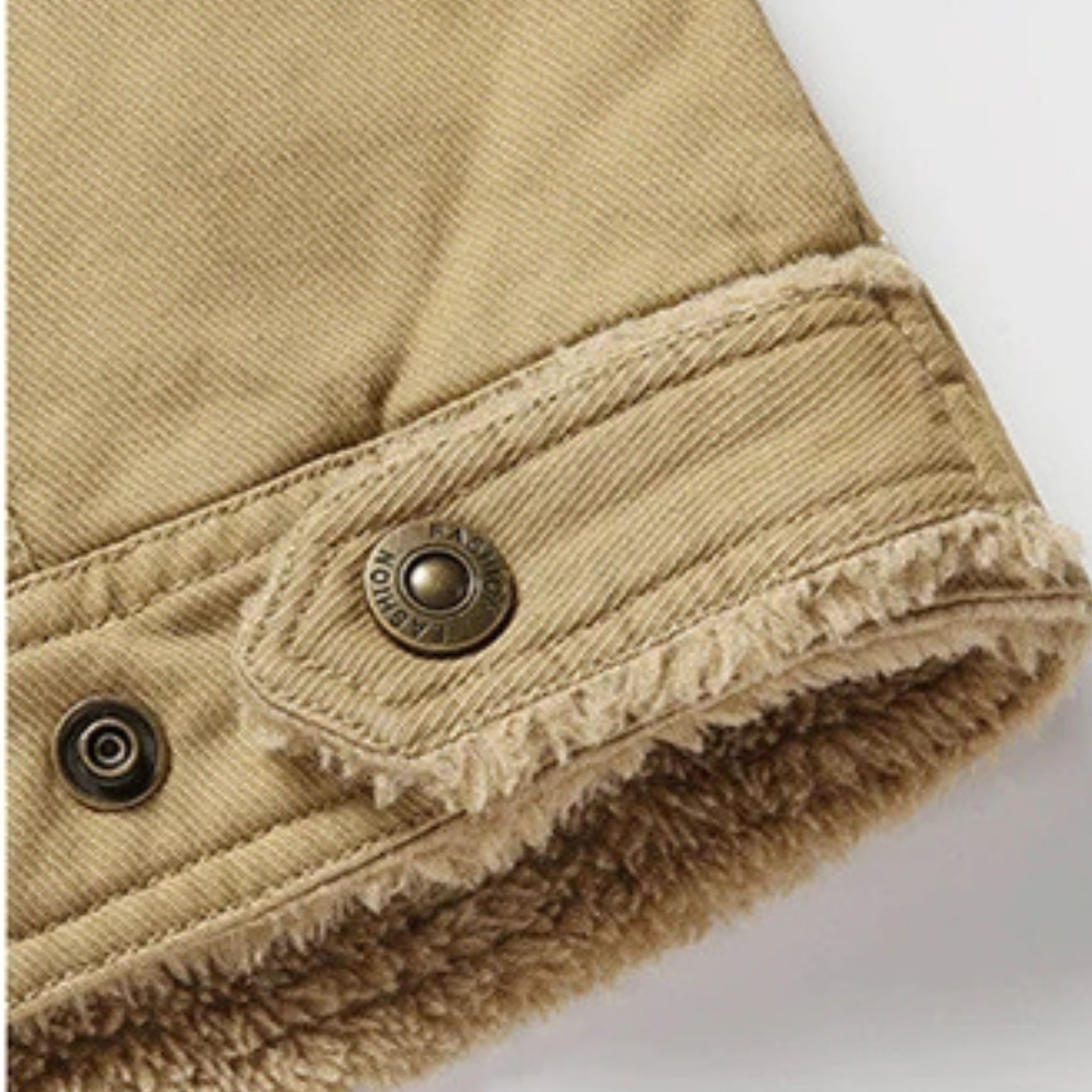 Men's Fleece Lined Sherpa Jacket Outdoor Waterproof