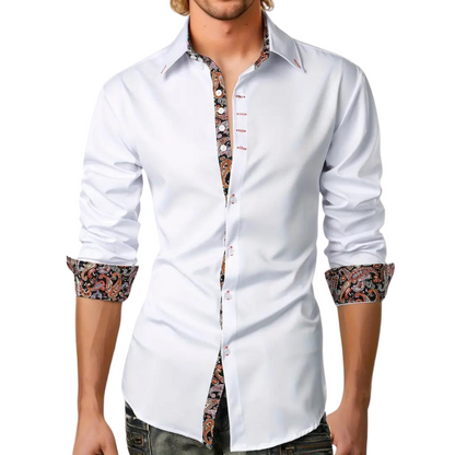 Men's Paisley Accent Dress Shirt