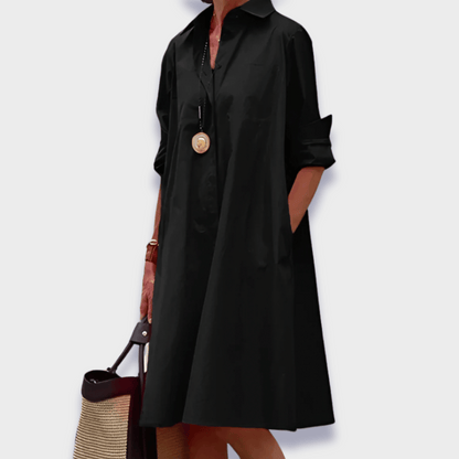 Classic Women's Knee Length Polo Dress