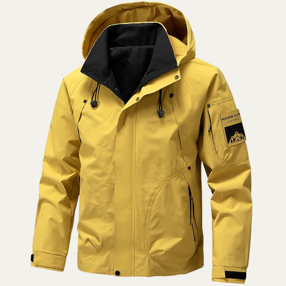 Waterproof Rain Jacket Windproof Hooded Outdoor Coat