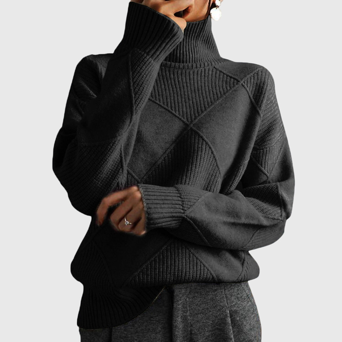 Avery Women's Turtleneck Sweater