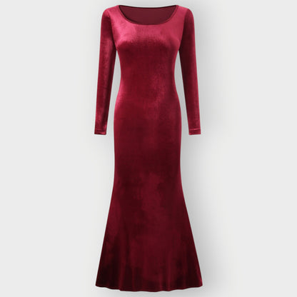 Elegant Night Velvet Dress