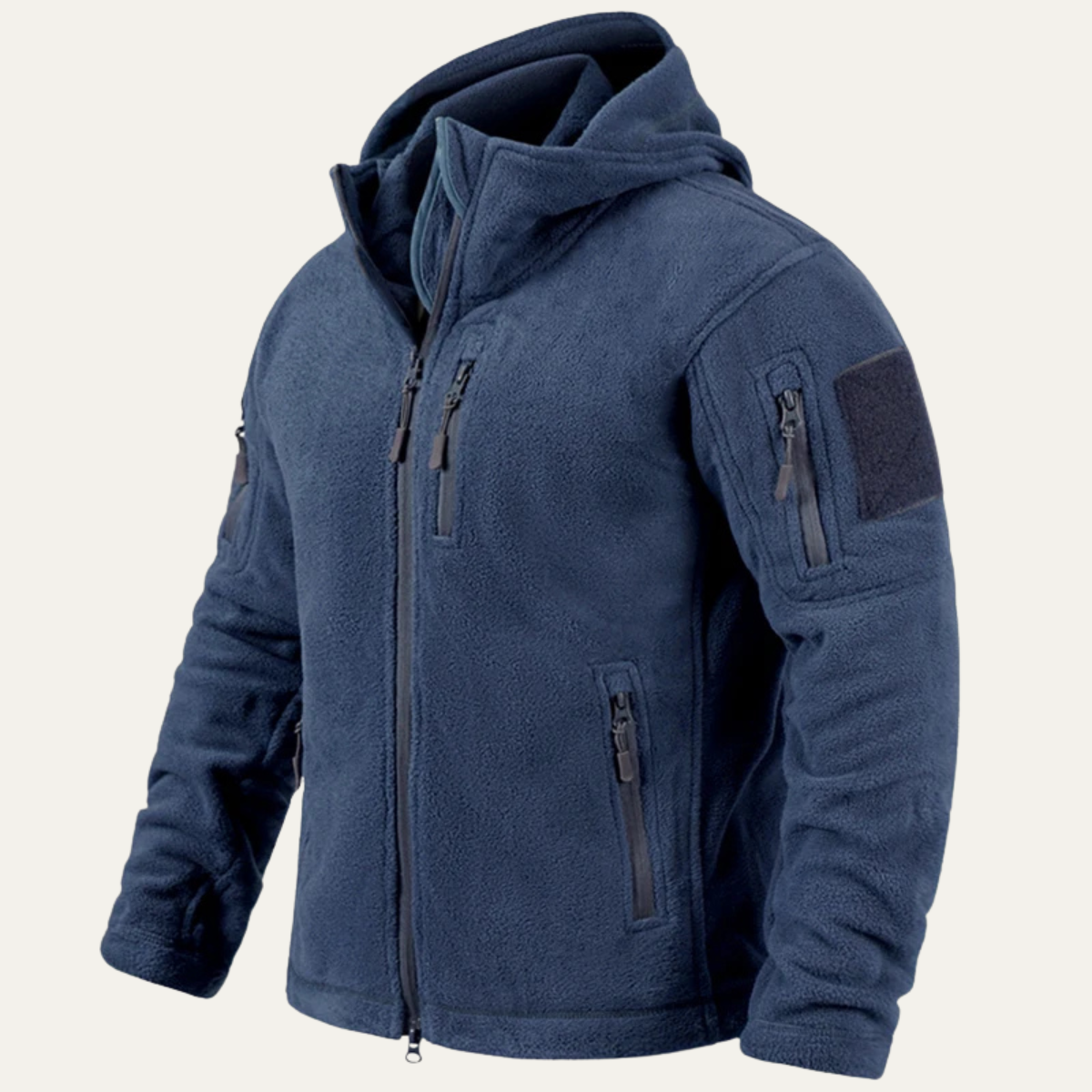 Moray Men's Tactical Fleece Hooded Jacket - VibreMode