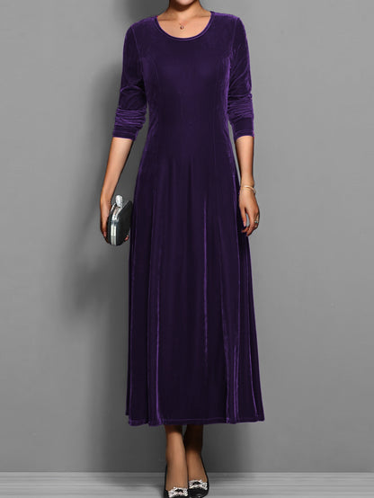 Luxurious Plush Evening Dress