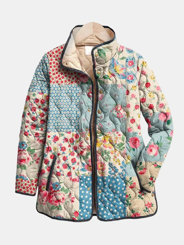 Floral Quilted Bedspread - VibreMode
