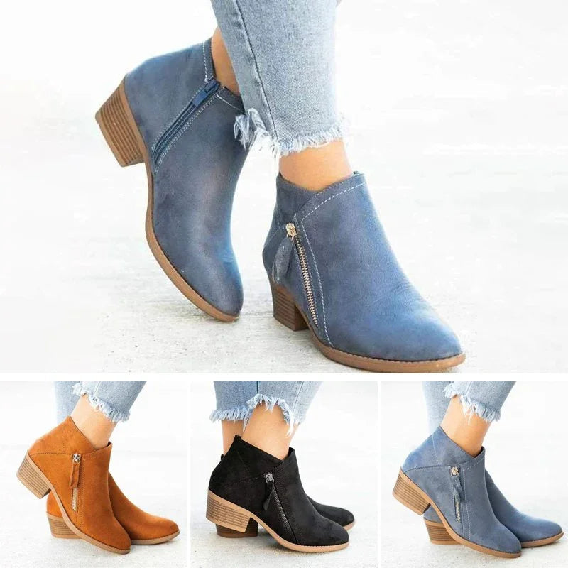 Women's orthopedic leather boots - VibreMode