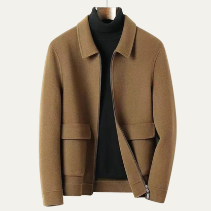 Men's Thick Winter Jacket Zip Up Casual