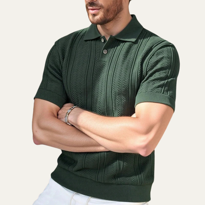 Men's Breathable Polo Shirt Knit