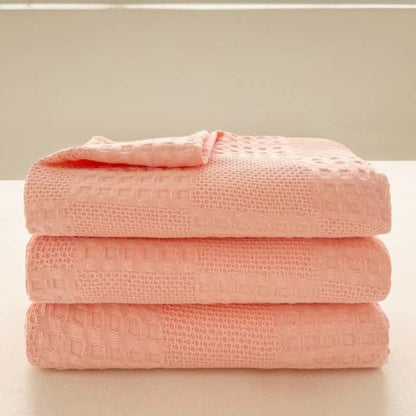 Coldcare Soft Waffle Weave Blanket