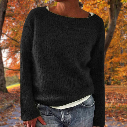 Comfortable Women's Casual Long Sleeve Sweater Top