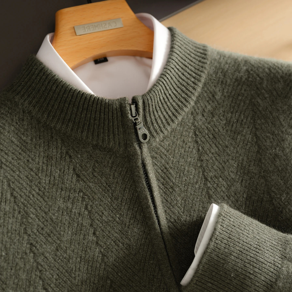 Men's Soft Wool Knit Cardigan