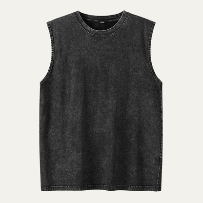 Men's Sleeveless Tank Vintage Washed - VibreMode