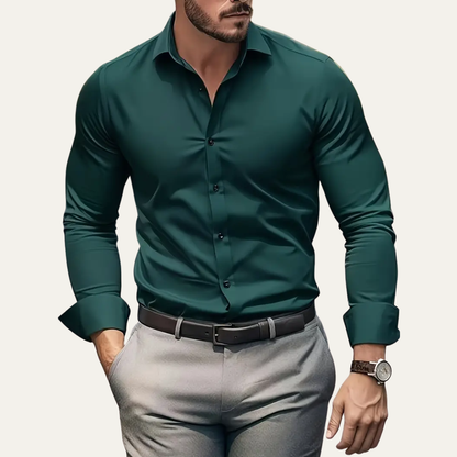 Men's Slim Fit Stretch Button Down Shirt