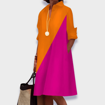 Classic Women's Knee Length Polo Dress