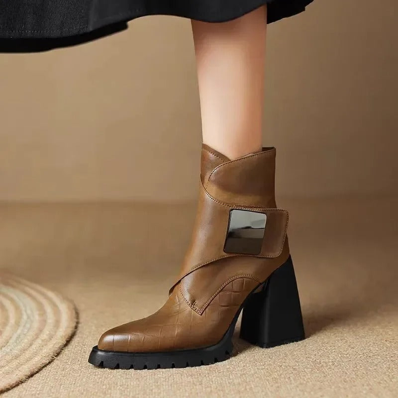 Women's Ankle Boots Strap Detail