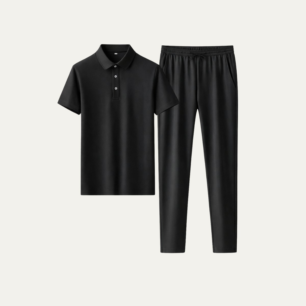 Men's Summer Polo Shirt Set Casual Cotton - VibreMode