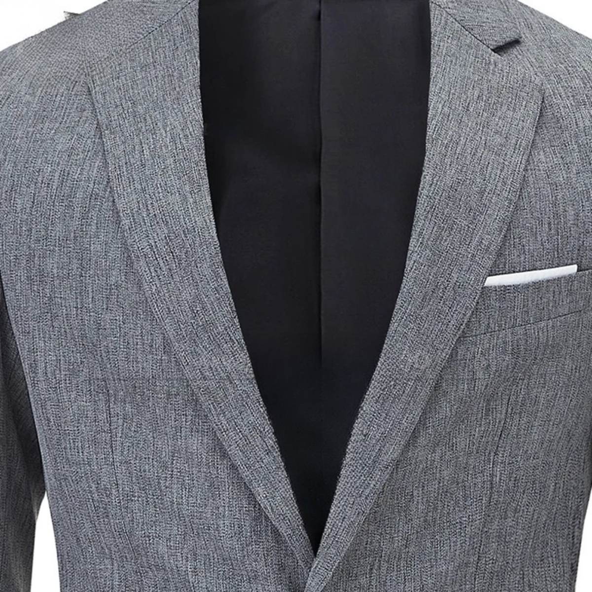 Mandello Men's Linen Blazer Jacket Slim Fit Lightweight