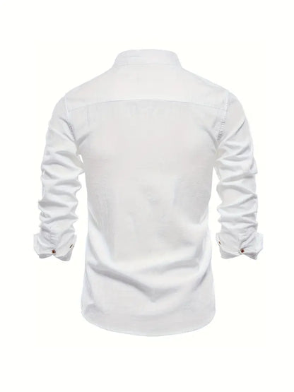 Relaxed Fit Men's Summer Dress Shirt