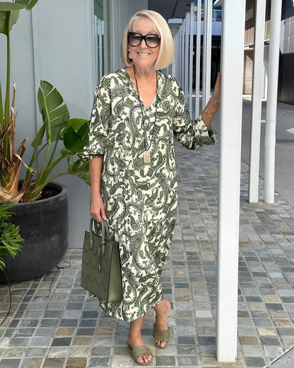 Colorful Floral Women's Dress