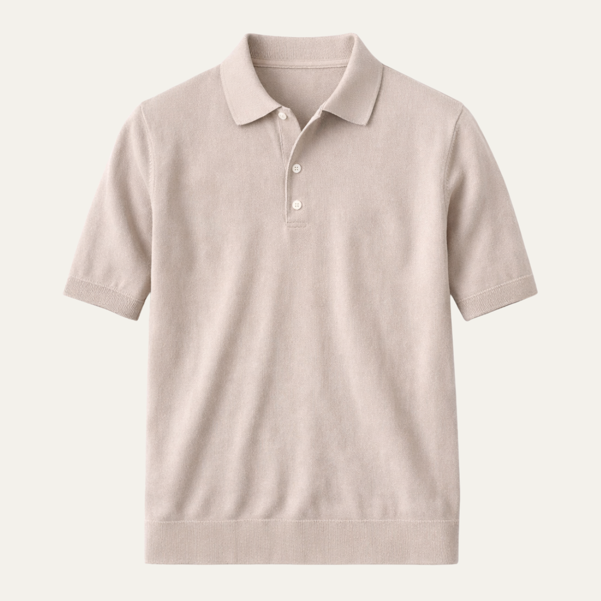 Men's Knitted Polo Shirt Business Casual - VibreMode
